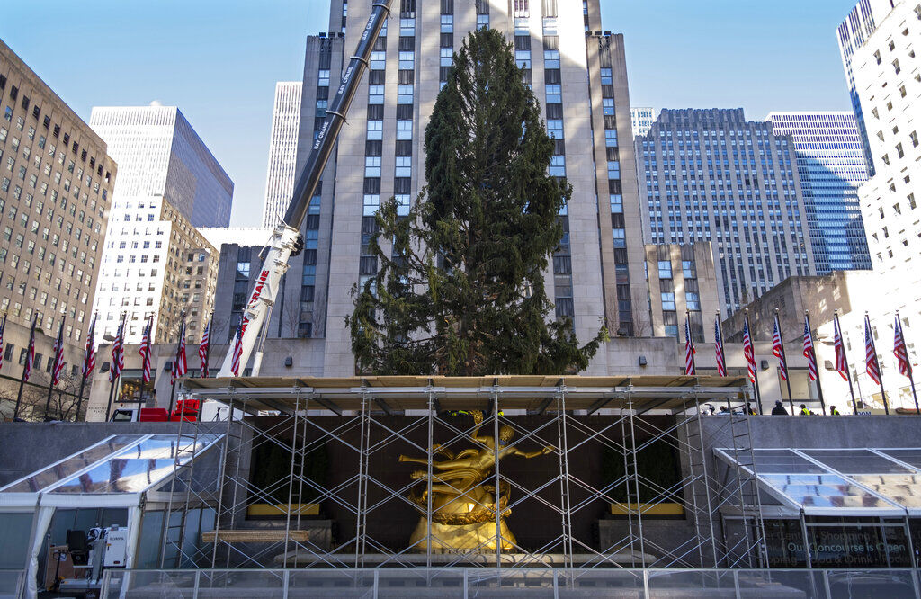 APTOPIX Rockefeller Center Christmas Tree